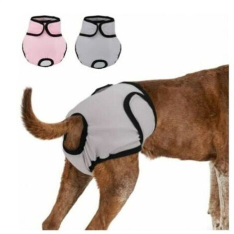 Couches réutilisables pour chien 33-50 cm – Culottes hygiéniques lavables – Absorption optimale pour incontinence et chiennes en chaleur