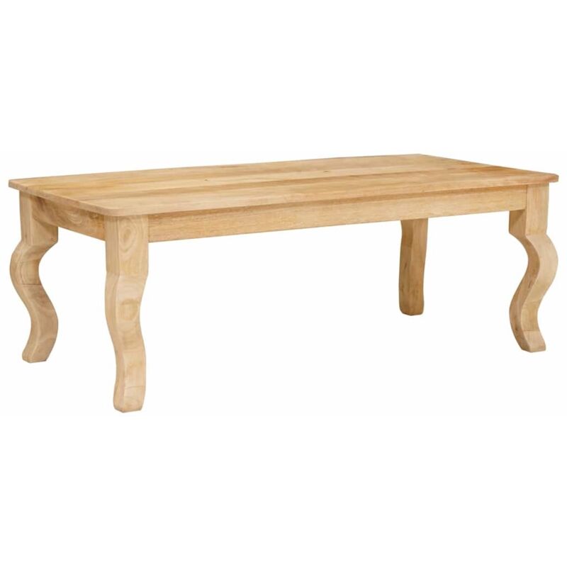 Couchtisch Braun 100 X 55 X 40 Cm Massives Mangoholz Vidaxl