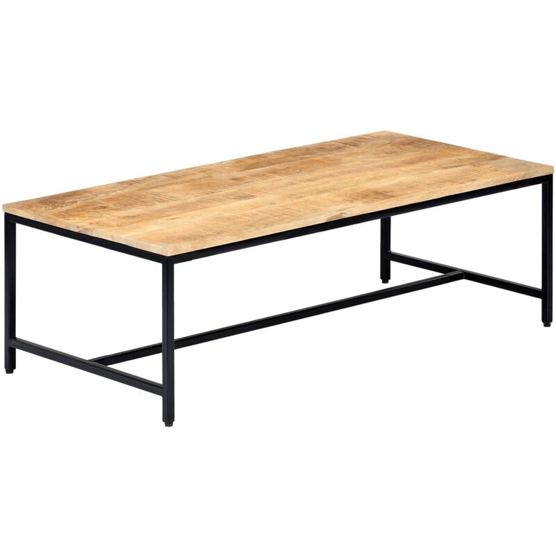 Couchtisch 120 x 60 x 40 cm Massives Raues Mangoholz - Braun - Vidaxl