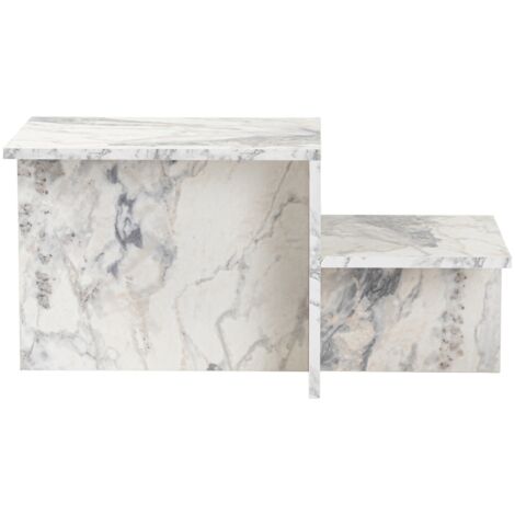 CALICOSY Couchtisch 2 Ebenen L80 cm - HARMONY