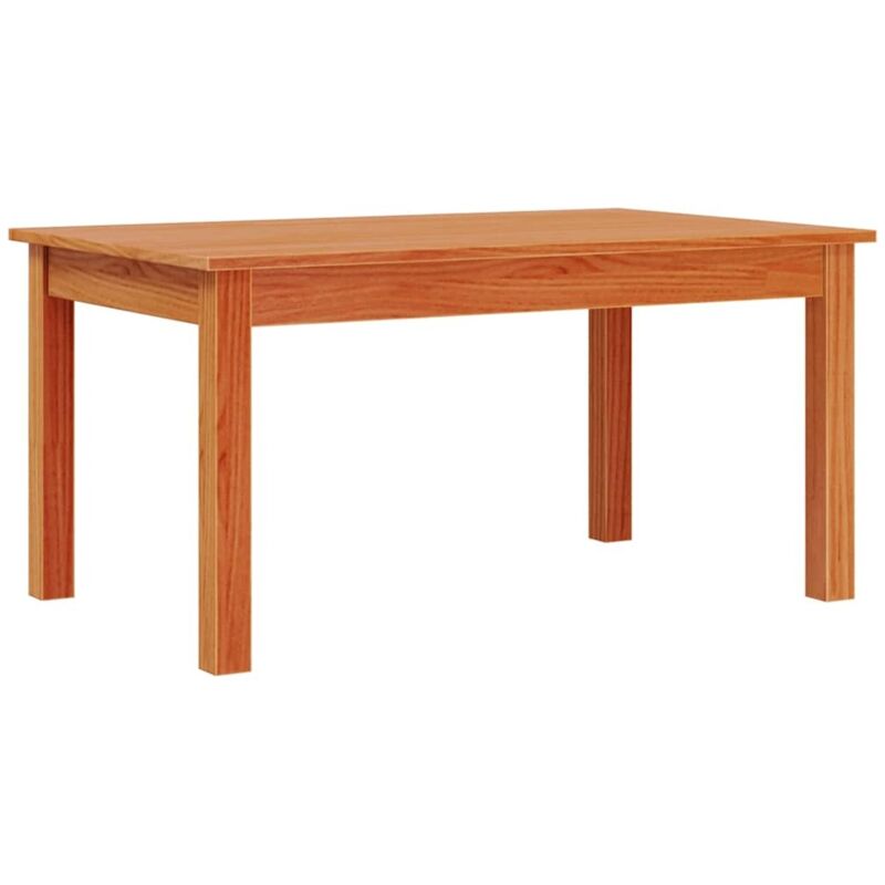 Vidaxl Couchtisch Wachsbraun 80x50x40 Cm Massivholz Kiefer