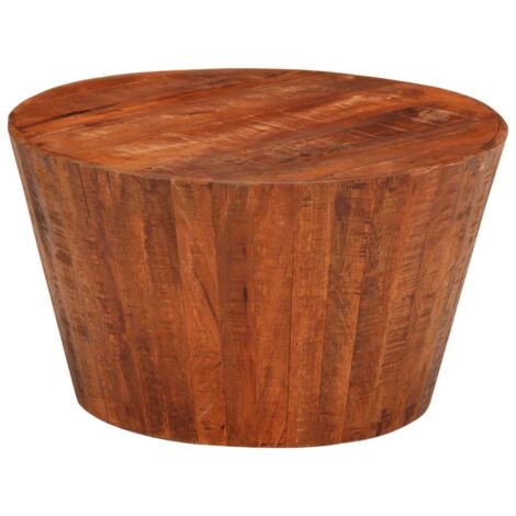 Couchtisch Ø 52x30 cm Massivholz Mango vidaXL