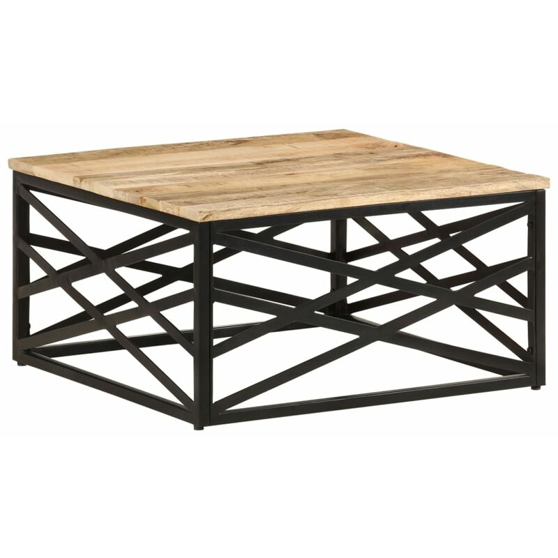Vidaxl - Couchtisch 68x68x35 cm Massivholz Mango - Braun