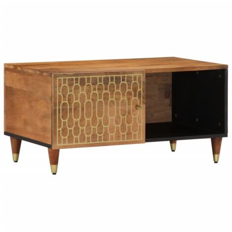 Couchtisch 80x50x40 cm aus massivem Mangoholz