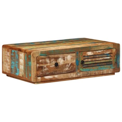 Couchtisch 89x55x29 cm Altholz Massiv vidaXL