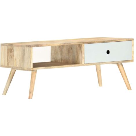 Couchtisch 90×50×40 cm Massivholz Mango