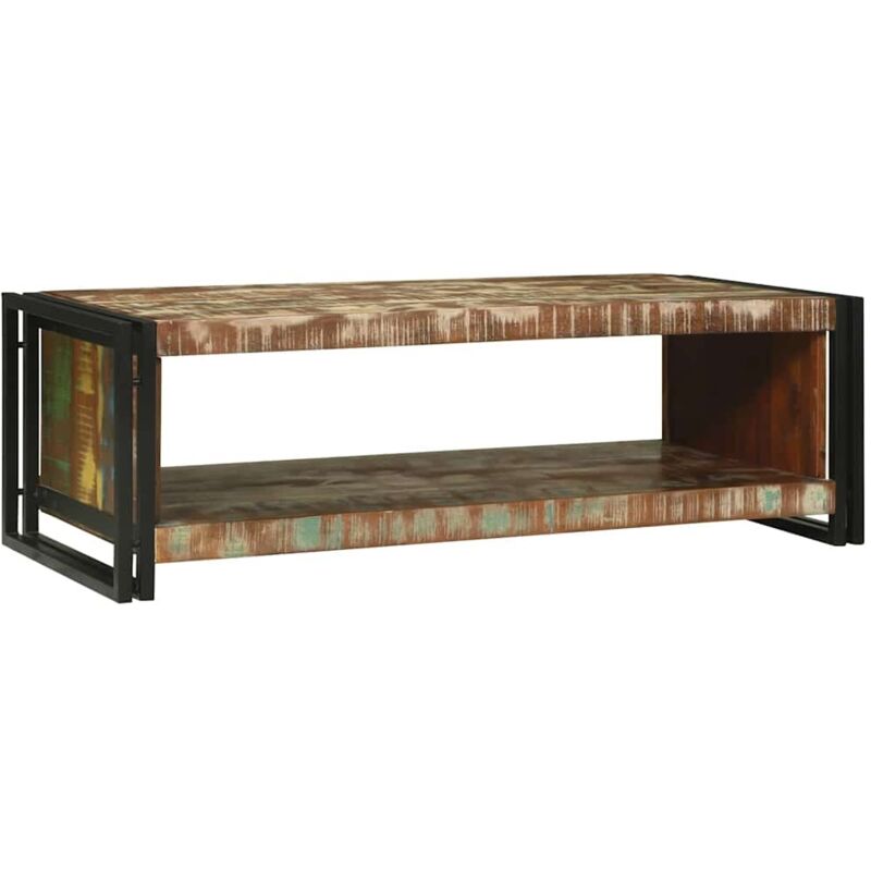 Couchtisch Braun 120 X 50 X 38 Cm Recyceltes Massivholz Vidaxl
