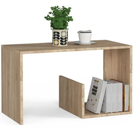 Couchtisch AKORD PAUL Kaffeetisch Sonoma-Eiche 80 cm B80 x H45 x T40 cm