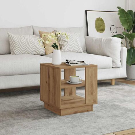 Couchtisch Artisan-Eiche 40x40x43 cm Holzwerkstoff vidaXL