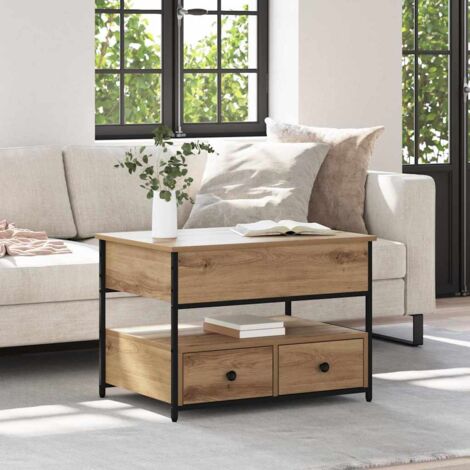 Couchtisch Artisan-Eiche 70 x 50 x 54,5 cm Holzwerkstoff vidaXL