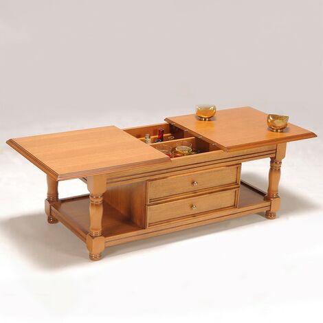 Couchtisch - Bar / Eiche/ 120x60x47 cm