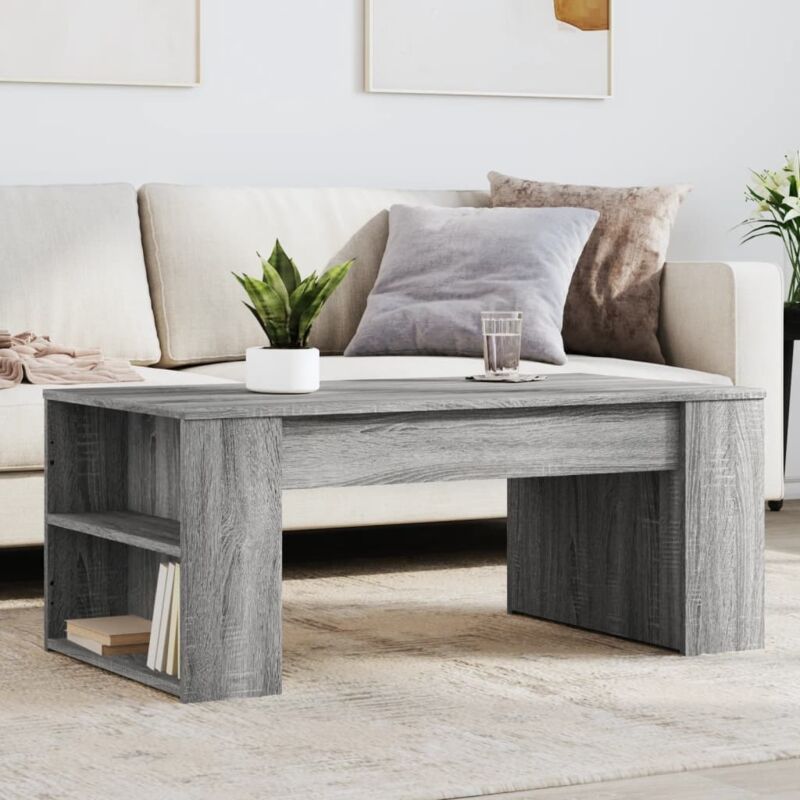 Couchtisch Grau Sonoma 102x55x42 Cm Holzwerkstoff - Vidaxl