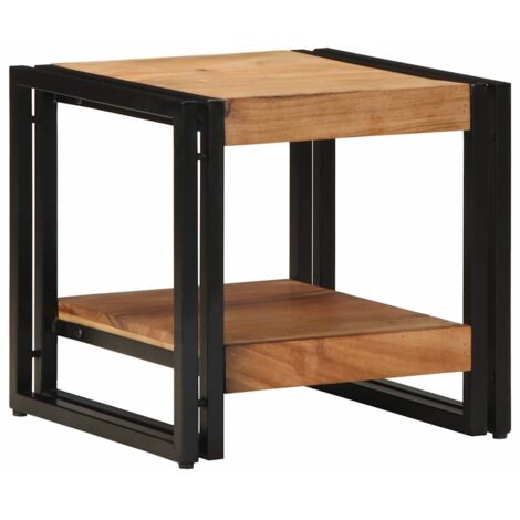 Couchtisch Braun 40 x 40 x 38 cm Massivholz Akazie vidaXL