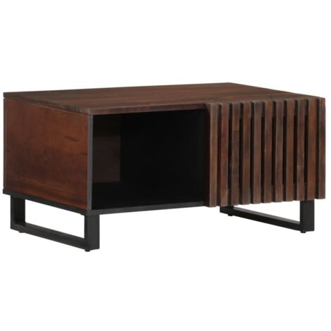 Couchtisch Braun 80x51x40 cm Massivholz Mango vidaXL537079