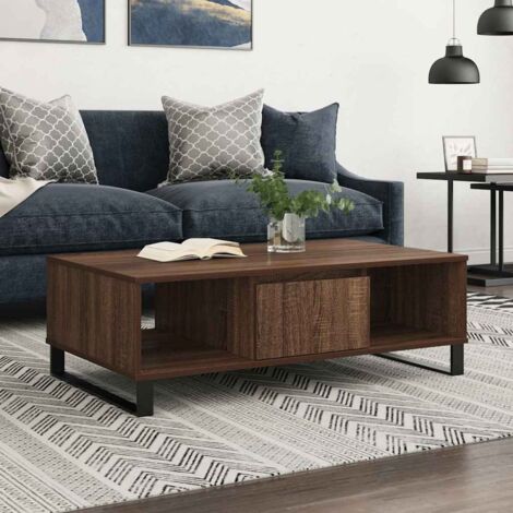 Couchtisch Braun Eichen-Optik 104x60x35 cm Holzwerkstoff vidaXL