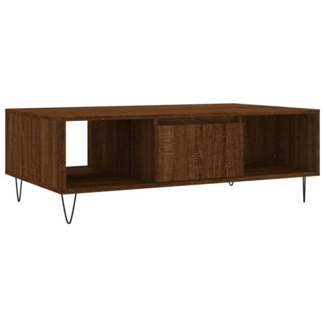 Couchtisch Braun Eichen-Optik 104x60x35 cm Holzwerkstoff vidaXL