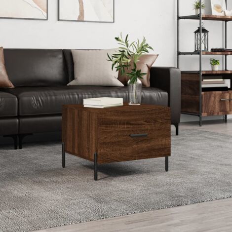 Couchtisch Braun Eichen-Optik 50x50x40 cm Holzwerkstoff vidaXL