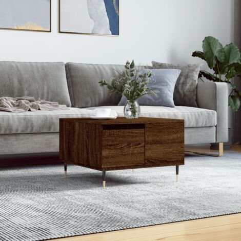 Couchtisch Braun Eichen-Optik 55x55x36,5 cm Holzwerkstoff vidaXL