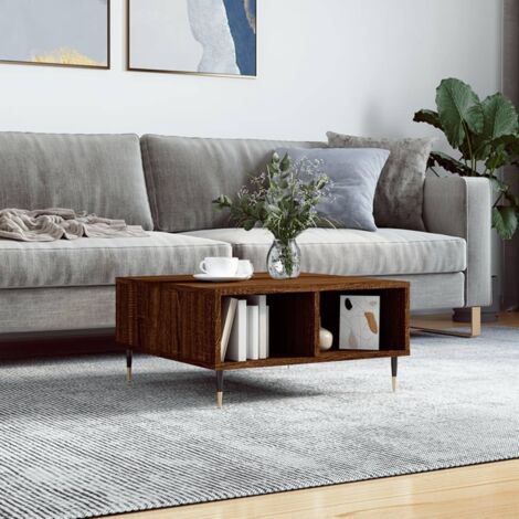 Couchtisch Braun Eichen-Optik 60x60x30 cm Holzwerkstoff vidaXL