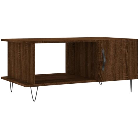 Couchtisch Braun Eichen-Optik 90x50x40 cm Holzwerkstoff vidaXL