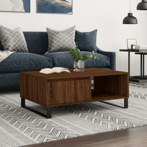 Couchtisch Braun Eichen-Optik 90x60x35 cm Holzwerkstoff vidaXL