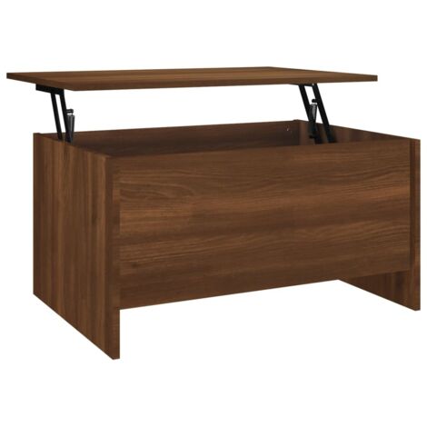 Couchtisch Eiche braun 80x55,5x41,5 cm Holzwerkstoff