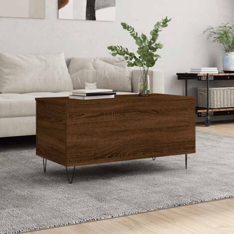 Couchtisch Eiche braun 90x44,5x45 cm Holzwerkstoff