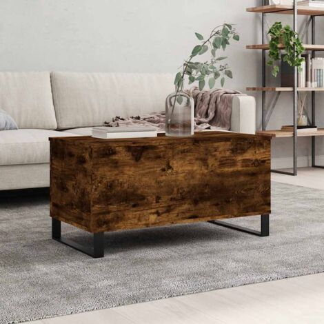 Couchtisch Eiche Smoke 90x44,5x45 cm Holzwerkstoff
