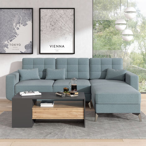 Couchtisch Fabien, Goldkraft Eiche, 110 x 60 cm, Vicco