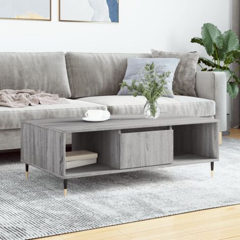 Couchtisch Grau Sonoma 104x60x35 cm Holzwerkstoff vidaXL