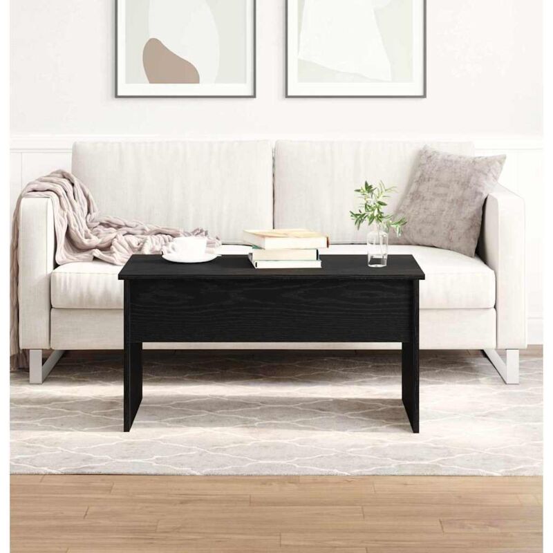Vidaxl - Couchtisch Schwarze Eiche 80 X 50.5 X 41.5 Cm Holzwerkstoff