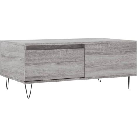 Couchtisch Grau Sonoma 90x50x36,5 cm Holzwerkstoff vidaXL