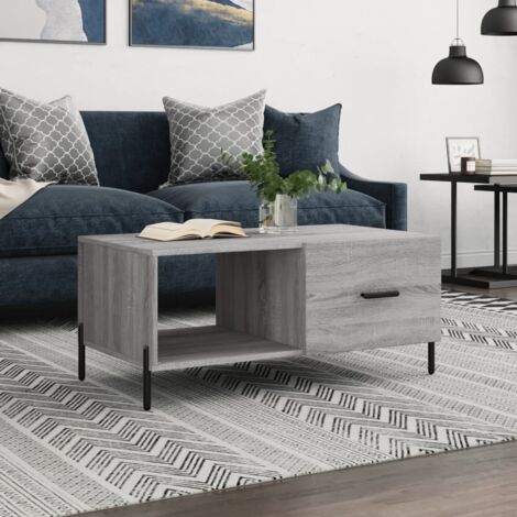 Couchtisch Grau Sonoma 90x50x40 cm Holzwerkstoff vidaXL