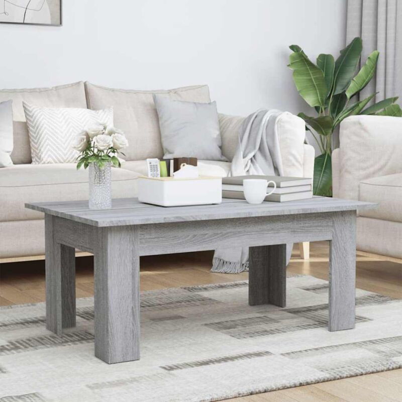 Vidaxl - Couchtisch Grau Sonoma 100x60x42 Cm Holzwerkstoff