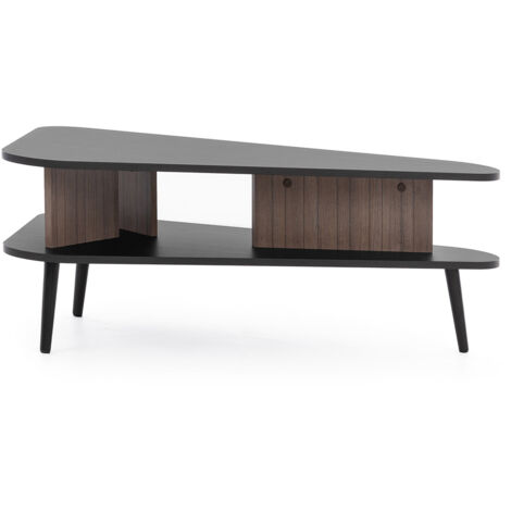 Couchtisch in graphit mit Holzoptik PRETORIA-132