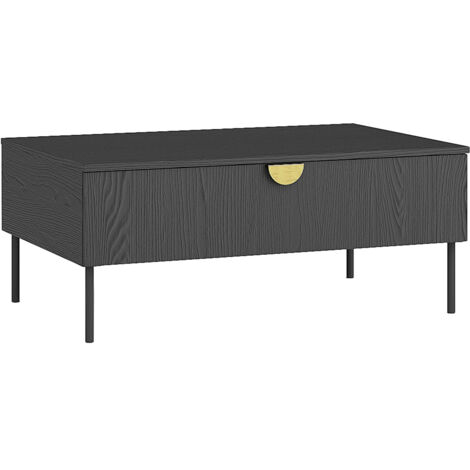 Couchtisch in schwarz MOLONG-166