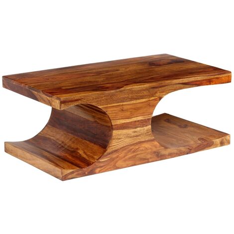 Couchtisch Massivholz 90 x 50 x 35 cm vidaXL - Braun