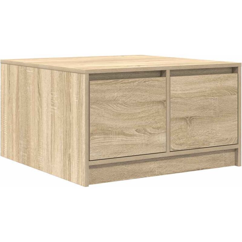 Couchtisch Mit Schubladen Sonoma-eiche 70, 5x70x40 Cm Vidaxl