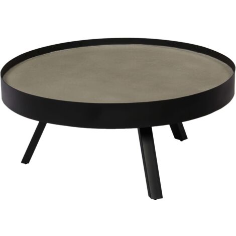 Couchtisch mit Tischplatte aus Beton 74x32 cm vidaXL