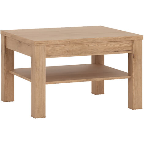 Couchtisch quadratisch 75x75 cm SANFORD-129 in Eiche hell Nb., B/H/T: ca. 75/48/75 cm