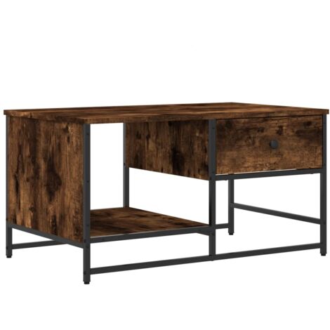 Couchtisch Räuchereiche 85,5x51x45 cm Holzwerkstoff vidaXL