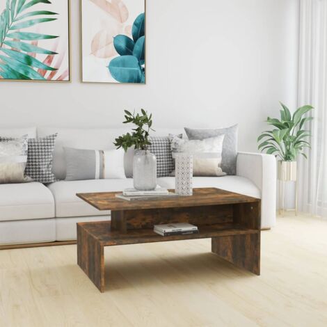 Couchtisch Räuchereiche 90x60x42,5 cm Engineering Holz