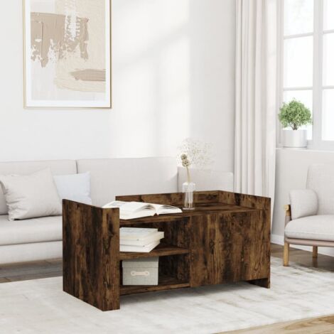 Couchtisch Raucheiche 100x50x50 cm Holzwerkstoff
