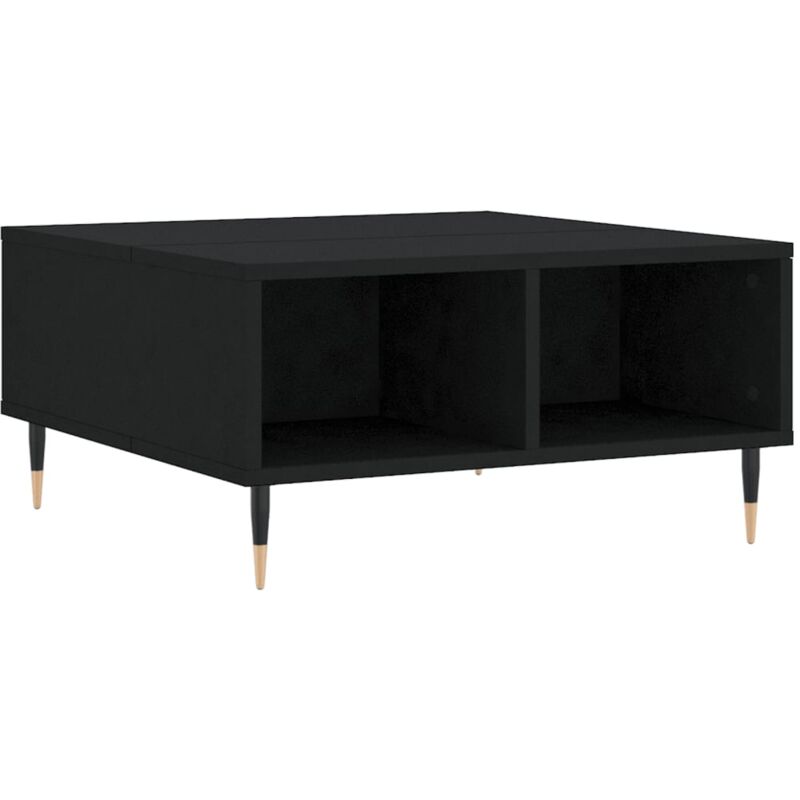 Couchtisch Schwarz 60x60x30 Cm Holzwerkstoff Vidaxl