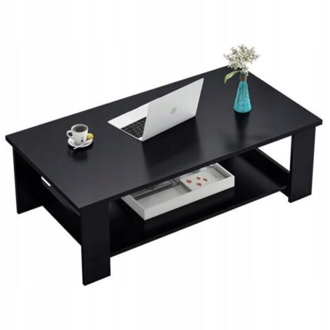 Couchtisch, Schwarz 100x50x42 Cm