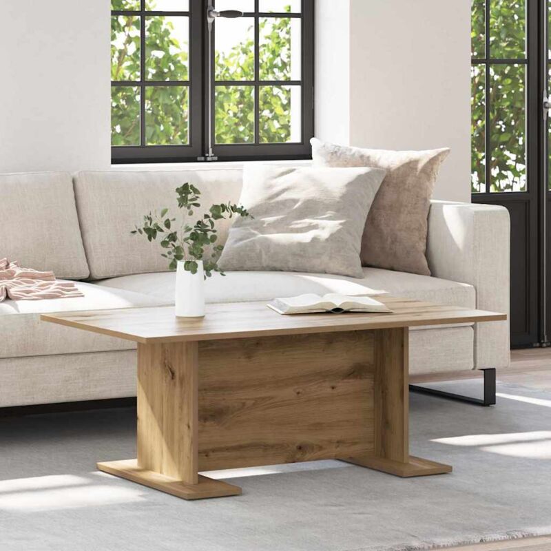 Vidaxl - Couchtisch Eiche Handwerklich 103.5 X 60 X 40 Cm Holzwerkstoff