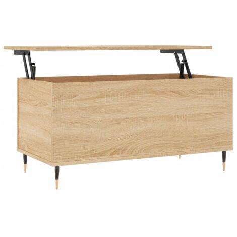 Couchtisch Sonoma-Eiche 90x44,5x45 cm Holzwerkstoff vidaXL