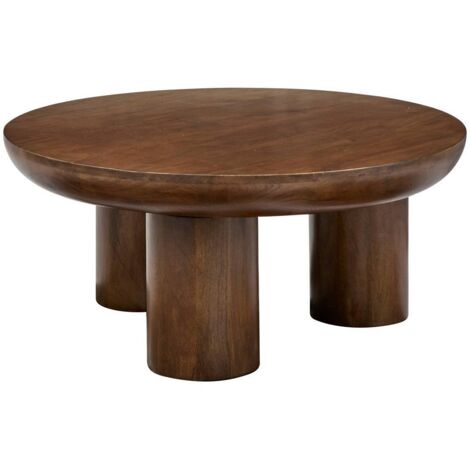 Couchtisch Stambh Mangoholz 90x90x40cm - Atmosphera créateur d'intérieur