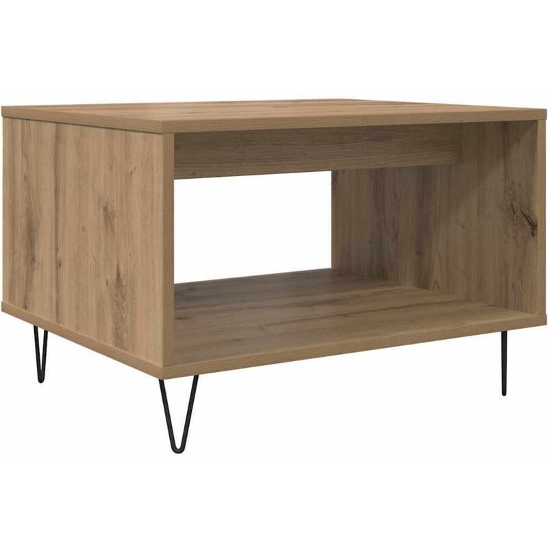 Vidaxl - Couchtisch Eiche Handwerklich 60 X 50 X 40 Cm Holzwerkstoff