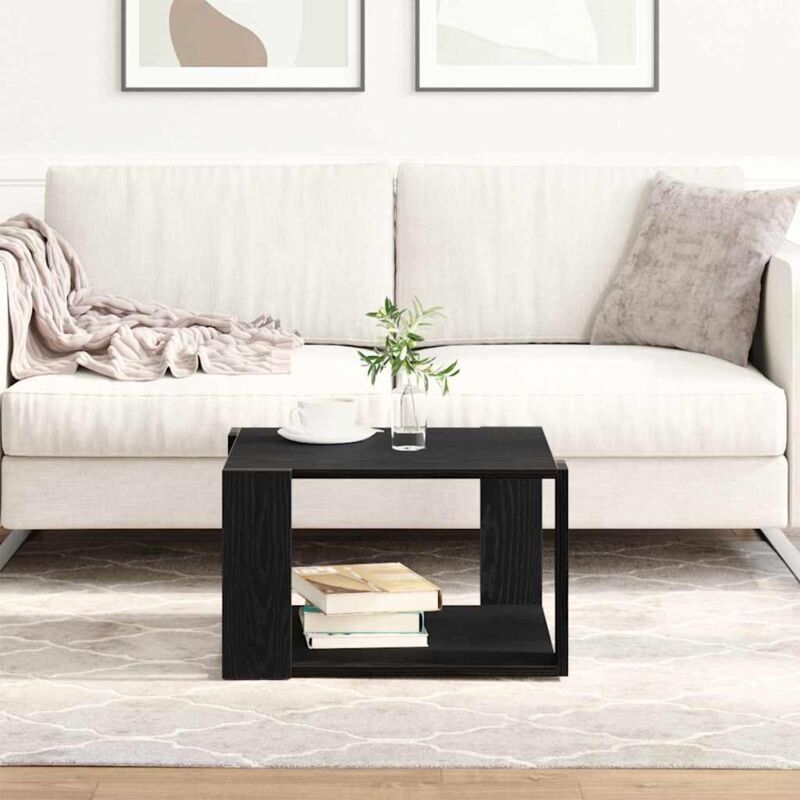 Vidaxl - Couchtisch Schwarze Eiche 85 X 55 X 31 Cm Holzwerkstoff